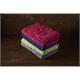 Frottee-Tuch burgund bestickt | Bild 2