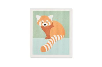 Grusskarten-Tuch roter Panda