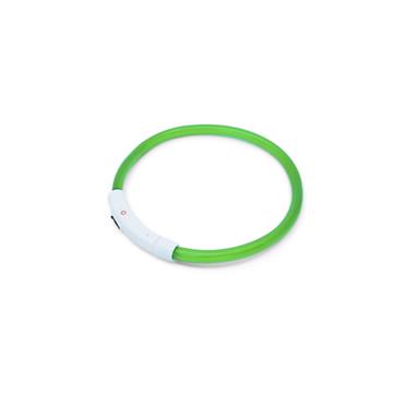 LED Leuchthalsband grün - Innen-ø 14.5 cm