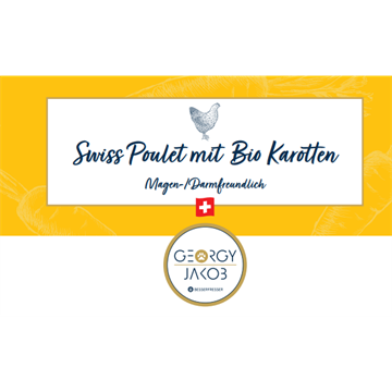 Swiss Poulet mit Bio Karotten Magen-/Darm - 150g