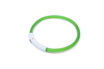 Collier lumineux à LED vert - Innen-ø 14.5 cm